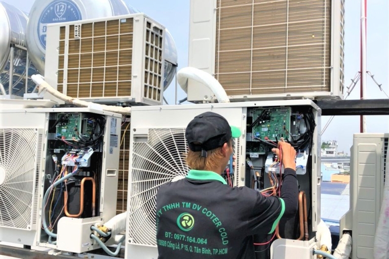 Thi công hệ thống điều hoà không khí